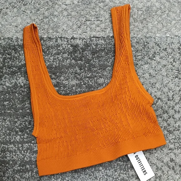 Urban Outfitters Mango Color Crop Top/Bra - Picture 1 of 5